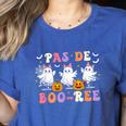 Pas De Boo-Ree Teachers Halloween Costume Ballet Dancers Women's Heather T-Shirt Heather True Royal Pas De Boo-Ree Teachers Halloween Costume Ballet Dancers Women's Heather T-Shirt Heather True Royal