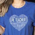 PE Physical Education Teacher PEAppreciation Coach Women's Heather T-Shirt Heather True Royal PE Physical Education Teacher PEAppreciation Coach Women's Heather T-Shirt Heather True Royal