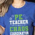 Physical Education PE Teacher School Women's Heather T-Shirt Heather True Royal Physical Education PE Teacher School Women's Heather T-Shirt Heather True Royal