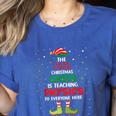 Physics Teacher Christmas Elf Christmas Cheer Women's Heather T-Shirt Heather True Royal Physics Teacher Christmas Elf Christmas Cheer Women's Heather T-Shirt Heather True Royal