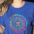 Pi Day Math Teacher Tie Dye Spiral Pi 314 Pi Day Women's Heather T-Shirt Heather True Royal Pi Day Math Teacher Tie Dye Spiral Pi 314 Pi Day Women's Heather T-Shirt Heather True Royal