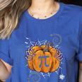 Pi Day Pumpkin Pi Math Teacher Halloween Costume Women's Heather T-Shirt Heather True Royal Pi Day Pumpkin Pi Math Teacher Halloween Costume Women's Heather T-Shirt Heather True Royal
