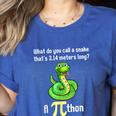 Pi Day Puns Pithon Math Teacher Jokes Women Men Kids Women's Heather T-Shirt Heather True Royal