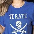 Pi Day Pi Rate Pirate For Teachers Women's Heather T-Shirt Heather True Royal Pi Day Pi Rate Pirate For Teachers Women's Heather T-Shirt Heather True Royal