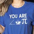 Pi Day Shirt Women Teacher 2022 Math Cutie Pie Acute Tea Pie Women's Heather T-Shirt Heather True Royal
