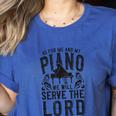 Piano Teacher Pianist Women's Heather T-Shirt Heather True Royal