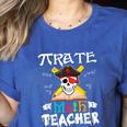 Pirate Math Teacher Skull Pirate Halloween Costume Women's Heather T-Shirt Heather True Royal Pirate Math Teacher Skull Pirate Halloween Costume Women's Heather T-Shirt Heather True Royal