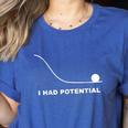 I Had Potential Physics Science Physics Teachers Students Women's Heather T-Shirt Heather True Royal I Had Potential Physics Science Physics Teachers Students Women's Heather T-Shirt Heather True Royal