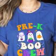 Pre-K Boo Crew Cute Ghost Halloween Costume Teacher Student For Men Women Kids Women's Heather T-Shirt Heather True Royal Pre-K Boo Crew Cute Ghost Halloween Costume Teacher Student For Men Women Kids Women's Heather T-Shirt Heather True Royal