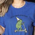 Pre K Grade Teacher Frog Back To School Preschool Women's Heather T-Shirt Heather True Royal