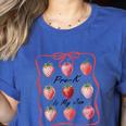 Pre K Is My Jam Teacher Team Crew Preschool Cute Strawberry Women's Heather T-Shirt Heather True Royal Pre K Is My Jam Teacher Team Crew Preschool Cute Strawberry Women's Heather T-Shirt Heather True Royal