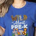 Pre-k Teacher Kids Back To School Wild About Pre-k Women's Heather T-Shirt Heather True Royal Pre-k Teacher Kids Back To School Wild About Pre-k Women's Heather T-Shirt Heather True Royal