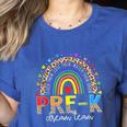 PreK Dream Team Leopard Rainbow Teacher Squad Back To School Women's Heather T-Shirt Heather True Royal PreK Dream Team Leopard Rainbow Teacher Squad Back To School Women's Heather T-Shirt Heather True Royal