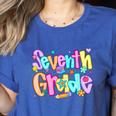 Preppy Seventh Grade Back To School 7th Grade Teachers Girls Women's Heather T-Shirt Heather True Royal Preppy Seventh Grade Back To School 7th Grade Teachers Girls Women's Heather T-Shirt Heather True Royal