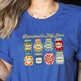 Preschool Is My Jam Retro Preschool Teacher Back To School Women's Heather T-Shirt Heather True Royal