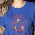 Preschool Pre-K Is My Jam Strawberry Girl Teacher Kids Women's Heather T-Shirt Heather True Royal