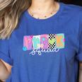 Preschool Squad Team Pre-K Crew Back To School Teacher Women's Heather T-Shirt Heather True Royal