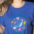 Preschool Is Whale-y Great Preschool Teacher Women's Heather T-Shirt Heather True Royal
