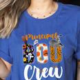 Principal Boo Crew Ghost Halloween Teachers School Matching Women's Heather T-Shirt Heather True Royal