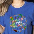 Progress Over Perfection Caterpillar Back To School Teacher Women's Heather T-Shirt Heather True Royal Progress Over Perfection Caterpillar Back To School Teacher Women's Heather T-Shirt Heather True Royal