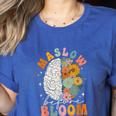 Psychologist Maslow Before Bloom Sped Teacher Classroom Women's Heather T-Shirt Heather True Royal Psychologist Maslow Before Bloom Sped Teacher Classroom Women's Heather T-Shirt Heather True Royal