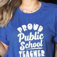 Public School Teacher Vintage Public Education Pride Women's Heather T-Shirt Heather True Royal Public School Teacher Vintage Public Education Pride Women's Heather T-Shirt Heather True Royal