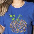 Pumpkin Music Notes Fall Teacher Autumn Halloween Women's Heather T-Shirt Heather True Royal Pumpkin Music Notes Fall Teacher Autumn Halloween Women's Heather T-Shirt Heather True Royal