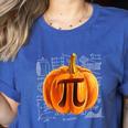 Pumpkin Pie Halloween Thanksgiving Math Teacher Pi Day Women's Heather T-Shirt Heather True Royal Pumpkin Pie Halloween Thanksgiving Math Teacher Pi Day Women's Heather T-Shirt Heather True Royal
