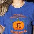 Pumpkin Pie Pi Math Teacher Shirt Halloween Men Adult Women's Heather T-Shirt Heather True Royal