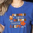 Pumpkin Spice Autumn Leaves IEPS Sped Teacher Fall Women's Heather T-Shirt Heather True Royal Pumpkin Spice Autumn Leaves IEPS Sped Teacher Fall Women's Heather T-Shirt Heather True Royal