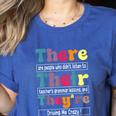 There Their They'Re English Teacher Grammar Memes Women's Heather T-Shirt Heather True Royal There Their They'Re English Teacher Grammar Memes Women's Heather T-Shirt Heather True Royal