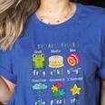 Reading Teacher Syllable Types Phonics Phonemic Awareness Women's Heather T-Shirt Heather True Royal