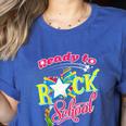 Ready To Rock School Shirt Students And Teachers Women's Heather T-Shirt Heather True Royal Ready To Rock School Shirt Students And Teachers Women's Heather T-Shirt Heather True Royal