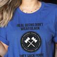 Real Goths Sack Rome History Teacher Women's Heather T-Shirt Heather True Royal