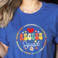 Recess Squad Crew Teachers Students Monitor Back To School Women's Heather T-Shirt Heather True Royal