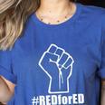 Red For Ed Teacher Fist North Carolina RedforEd Shirts Women's Heather T-Shirt Heather True Royal Red For Ed Teacher Fist North Carolina RedforEd Shirts Women's Heather T-Shirt Heather True Royal