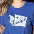 Red For Ed Washington Teacher T Shirts RedForEd Tee Shirt Women's Heather T-Shirt Heather True Royal Red For Ed Washington Teacher T Shirts RedForEd Tee Shirt Women's Heather T-Shirt Heather True Royal