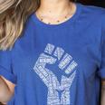 Redfored Shirt Red For Ed Protest Teachers Fist Women's Heather T-Shirt Heather True Royal Redfored Shirt Red For Ed Protest Teachers Fist Women's Heather T-Shirt Heather True Royal