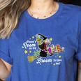 There's Room On My Broom For You Too Teacher Halloween Women's Heather T-Shirt Heather True Royal There's Room On My Broom For You Too Teacher Halloween Women's Heather T-Shirt Heather True Royal