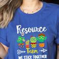 Resource Team Cactus Crew Resource Teacher Squad Women's Heather T-Shirt Heather True Royal Resource Team Cactus Crew Resource Teacher Squad Women's Heather T-Shirt Heather True Royal