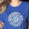 Retired 2025 For Teacher Retirement University Of I'm Done Women's Heather T-Shirt Heather True Royal