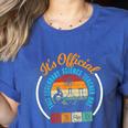 Retiring Science Teacher Retirement Women's Heather T-Shirt Heather True Royal Retiring Science Teacher Retirement Women's Heather T-Shirt Heather True Royal