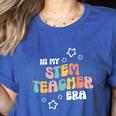 Retro Boho Math Science Professor In My STEM Teacher Era Women's Heather T-Shirt Heather True Royal Retro Boho Math Science Professor In My STEM Teacher Era Women's Heather T-Shirt Heather True Royal
