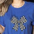 Retro Special Education Squad Coquette Bow SPED Teacher Women's Heather T-Shirt Heather True Royal