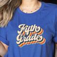 Retro Sunset Fifth Grade Teacher & Student Back To School Women's Heather T-Shirt Heather True Royal Retro Sunset Fifth Grade Teacher & Student Back To School Women's Heather T-Shirt Heather True Royal