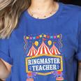 Ringmaster Teacher Circus Party Ringmaster Carnival Women's Heather T-Shirt Heather True Royal Ringmaster Teacher Circus Party Ringmaster Carnival Women's Heather T-Shirt Heather True Royal
