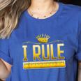 I Rule Math Ruler Mathematics Pun Math Teacher Men Women Girls Kids Women's Heather T-Shirt Heather True Royal I Rule Math Ruler Mathematics Pun Math Teacher Men Women Girls Kids Women's Heather T-Shirt Heather True Royal