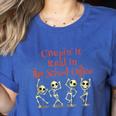 School Office Clerk Creepin' It Real HALLOWEEN Teacher Shirt Women's Heather T-Shirt Heather True Royal School Office Clerk Creepin' It Real HALLOWEEN Teacher Shirt Women's Heather T-Shirt Heather True Royal