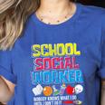 School Social Worker Teacher Caseworker Public Servant LSW Women's Heather T-Shirt Heather True Royal School Social Worker Teacher Caseworker Public Servant LSW Women's Heather T-Shirt Heather True Royal