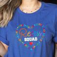 School For Teachers Students Monitor Recess Crew Team Women's Heather T-Shirt Heather True Royal
